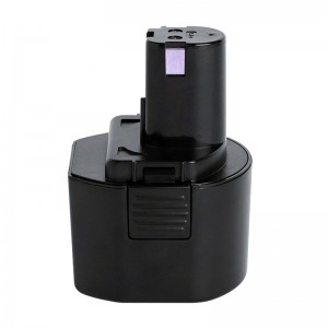 Ni-Cd 9.6V 1700mAh genopladeligt udskiftnings-el-værktøjsbatteri til Ryobi BBP-1413, BBP-1415
