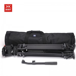 DIAT A223TVP100 Tredimensionelt stativ med hydraulisk hoved Stativt stabilt kamerastativ Videooptagestativ