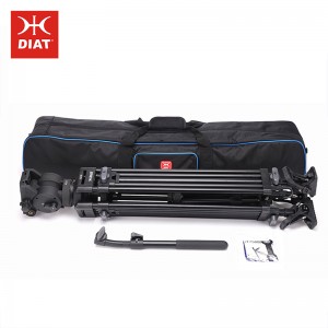 DIAT A223MKS30 Tredimensionelt stativ med hydraulisk hoved Stativt stabilt kamerastativ Videooptagestativ