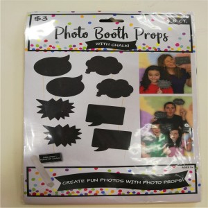 Dance Party Prom Favor Kits Fotoboks rekvisitter med kridt