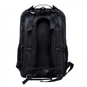 17SA-6599F Store mulitiple-lommer Metalhåndtag topkvalitets oxford nylon 15,6 tommer vandtæt laptop rygsæk