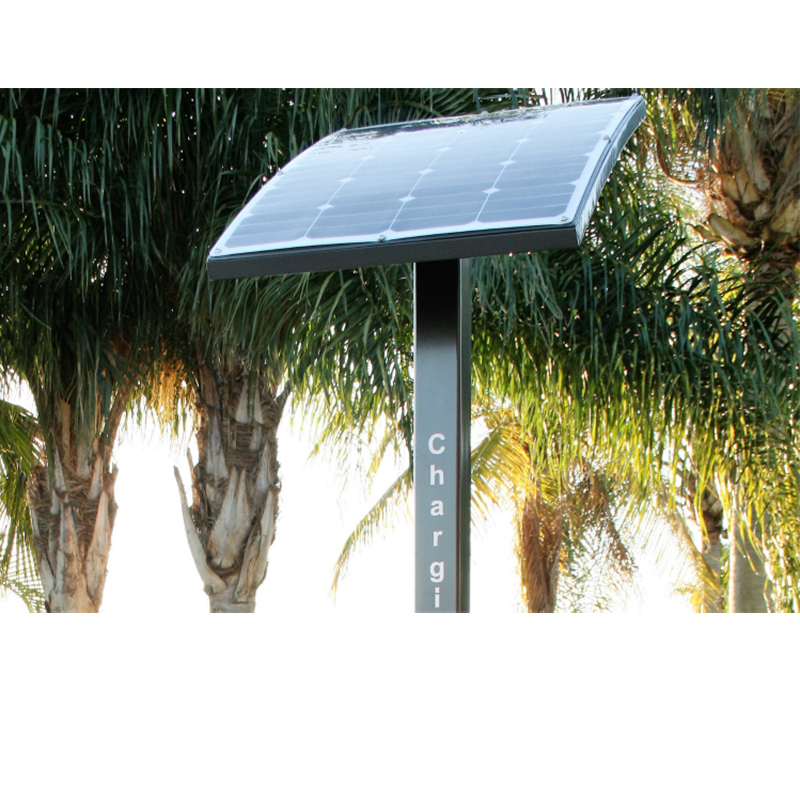 Solenergi udendørs park smart USB-opladning mobiltelefon kraftstation