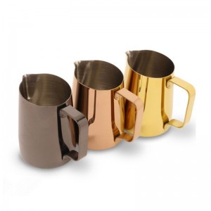 400 ml og 600 ml rustfrit stål stjerne espresso skumkande