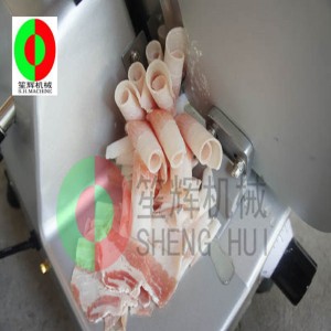 Frosset kødskiver / halvautomatisk frosset kødskive (video) QPS-220/250/300