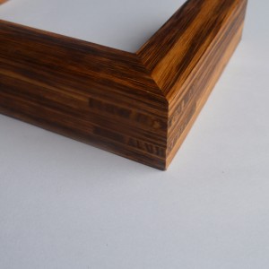 Massivt træ fotoramme （Zebrawood）