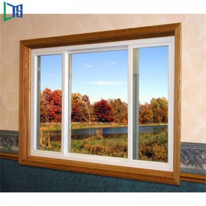 Den kinesiske leverandør Kæmpe aluminiumsvinduesglasvindue med myggenetpris på aluminiumsskydevinduet