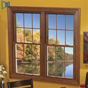 Vinduer og døre Høj kvalitet, dobbelt hærdet glas, vertikalt skydevindue i aluminium