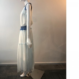 LYS BLÅ KJOLE TBWD00003