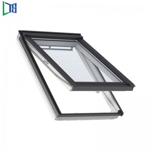 Dobbeltglas af aluminium Markise Vinduer Vandtæt Markise Vindue Smedejern Top Hung Windows