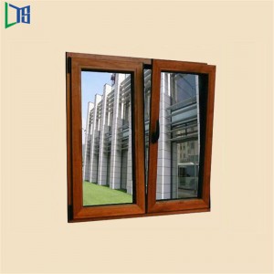 Kina-top leverandør af høj kvalitet termisk brudt aluminium Vip- og drejevindue til dobbeltvindue til bopæl