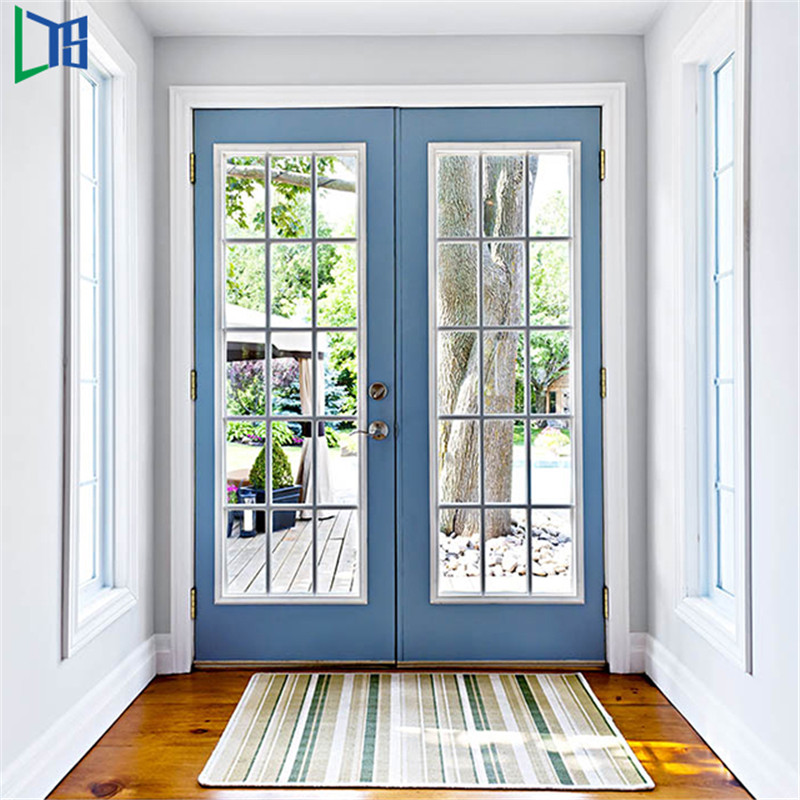 Europæisk standard dobbeltpaneler Swing Style Aluminium Doors Casement Hinged Aluminium Interior Exterior Doors