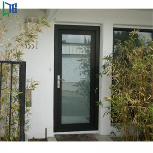 Fantastisk udvendig As2047 dobbeltglas Swing Casement Fransk aluminiumsdør med pulverlakering eller trækorn færdig