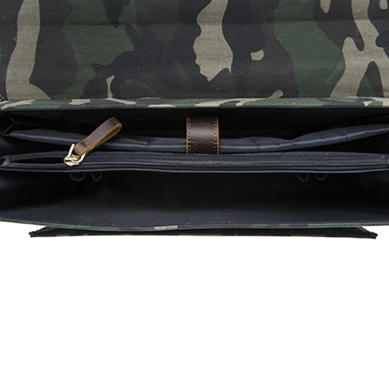 17SG-6642D Nå reklametilpassede camo tasker mærker skulder messenger taske forretningsmappe til mænd