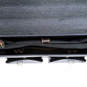 17SG-6549D Topkvalitet design ægte ko læder mænd forretning skulder messenger taske til mænd