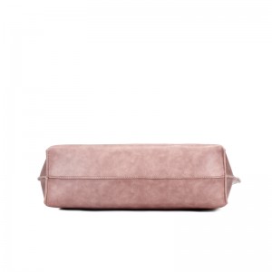 HD0823 - Fabrik direkte salg lyserøde grøntsager PU læder indkøbstasker til kvinder