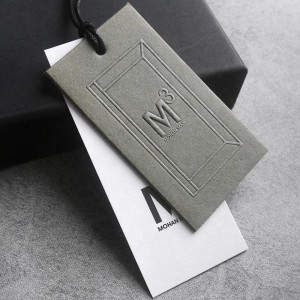 Creative Fashion Beklædnings etiket hangtag Skræddersyet 11