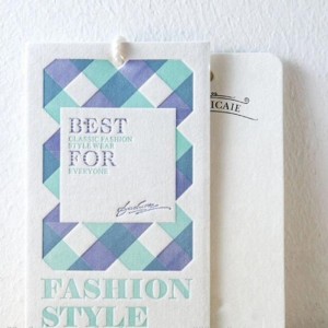 Creative Fashion Beklædnings etiket hangtag Skræddersyet 11