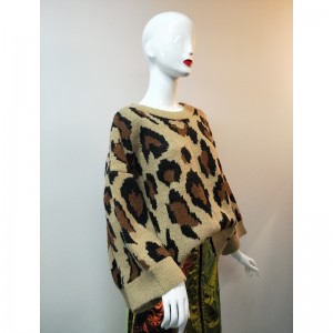 DAMES 'PRINTED WIDE-CUFFS JUMPER RLWS0008F