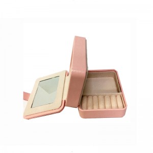 Engros tilpasset læder luksus smykker ur gaveæske