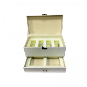 Engros tilpasset lille læder luksussmykker gaveæske