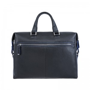 18SG-6817F mænds Leechee ægte læder bærbar dokumentmappe forretnings taske