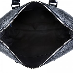 18SG-6817F mænds Leechee ægte læder bærbar dokumentmappe forretnings taske