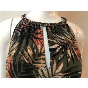 LEAF PRINT HALTER HALSKJOLE JLWD0022