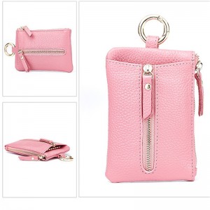 Tilpasset PU Leatehr-pengepung med seks nøglekrog