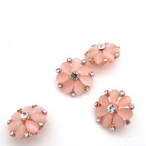 Tilbehør til mode beklædning Rhinestone designer frakke knapper 5