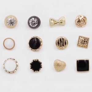 Mode nyt design brugerdefinerede metal skjorte knapper sy knapper 8