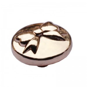 Mode sommerfuglknap design beklædningsgenstand metal guld skaft knap til tuck kam 13