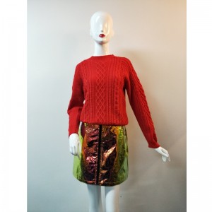 RØD KABEL KNIT SWEATER RLWS0046F
