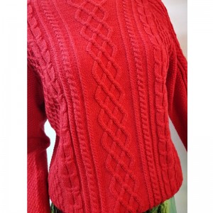 RØD KABEL KNIT SWEATER RLWS0046F