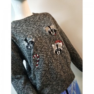 GRØD ANIMAL PRINT SWEATER RLWS0060F