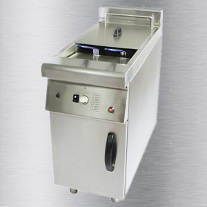 Frostfrit stål gas fritureglas gas fritureglas Industrial Deep Fryer