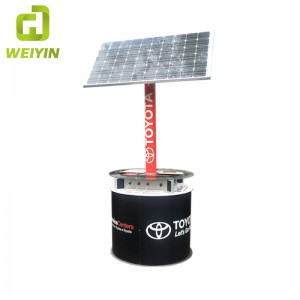 Ny stil udendørs solenergi mobiltelefon ladestation til Smart City