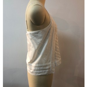 HVID SPOT BUTTON DETALJ VEST JLWB0007