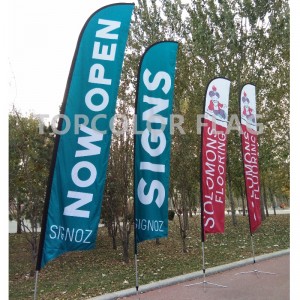 Fabriks bue vind strand banner fjer flag