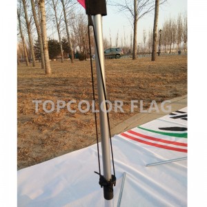 Brugerdefineret reklame rektangel kniv Flag Print Banner