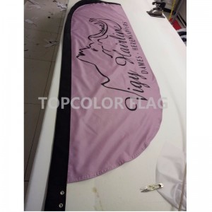 Custom Print salgsfremmende fjerflagg