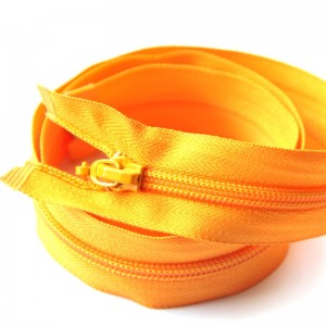 Bomuldsfrakke åben ende 70 cm 5 # nylon lynlås 5