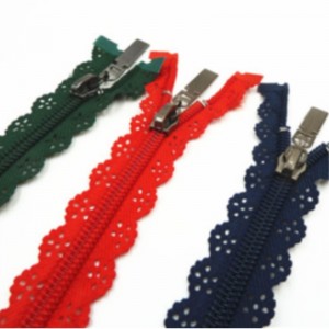 Delikat og moderigtig blonder lynlås lynlås 6