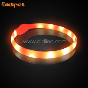 BIg hundepersonligt LED-lys i høj kvalitet OEM luksus stor hundekrage med blinkende