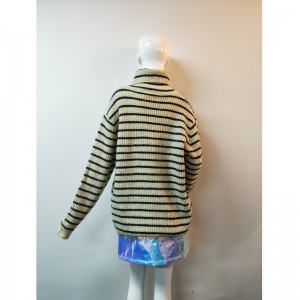 GREAM \u0026 NAVY STRIPE SWEATER RLWS0101F