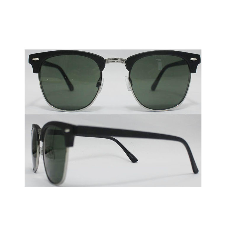 PC solbriller til mænd, kombinationsramme, UV 400 linse, OEM ordrer er velkomne