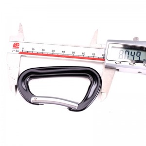 Udendørs krogklatring lejr hovedlås klatrespænde multifunktion møtrik karabiner udendørs hurtig frigørelsesudstyr sikkerhedslås detektion d-skrue hovedlås luftfart aluminiumslegering