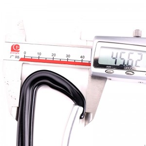 Udendørs krogklatring lejr hovedlås klatrespænde multifunktion møtrik karabiner udendørs hurtig frigørelsesudstyr sikkerhedslås detektion d-skrue hovedlås luftfart aluminiumslegering