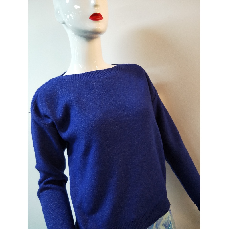 PURE COLLETION BLUE SWEATER RLWS0125F