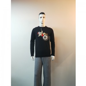 SVART CARTOON PRINT SWEATER RLMS0028F