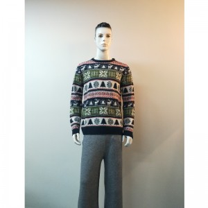 KONTRAST PRINT SWEATER RLMS0033F